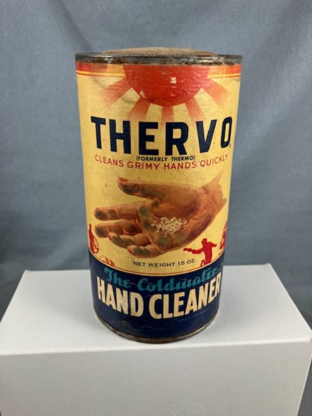 Rare 1945 Thervo Hand Cleaner Vtg Decor Unopened pkg
